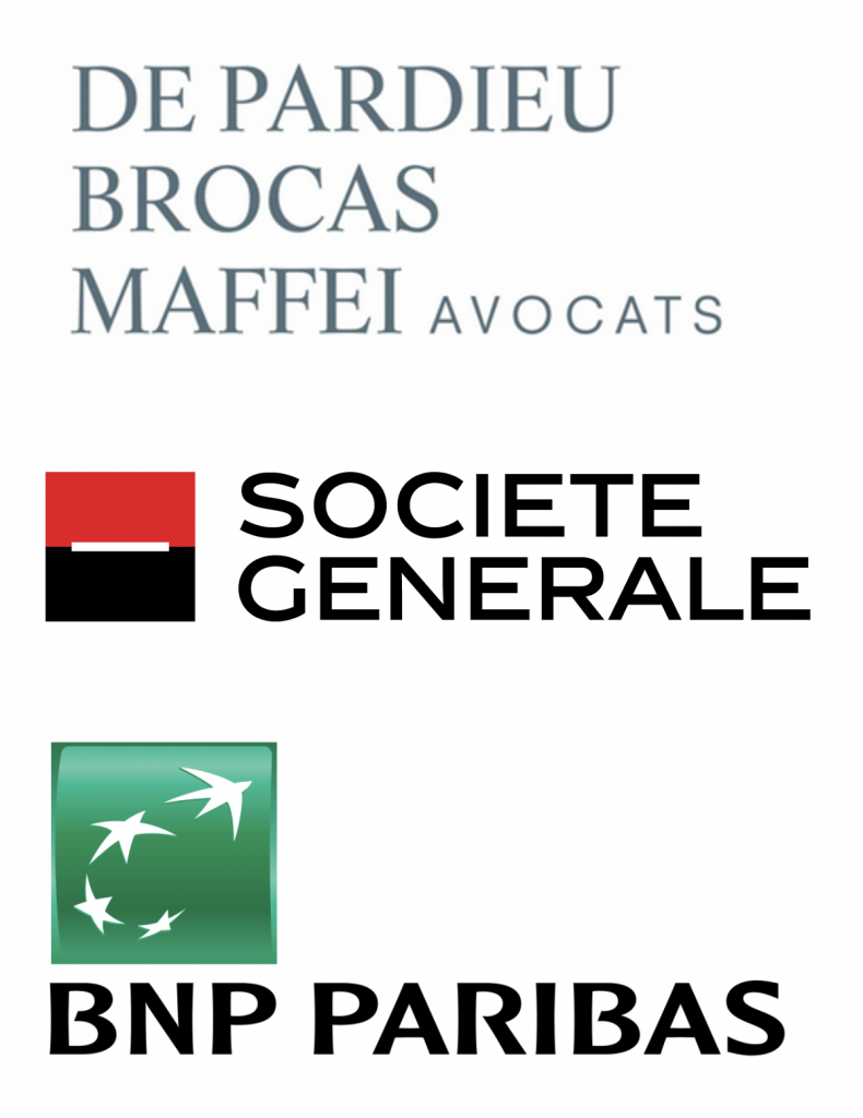 Logos des parrains et partenaires du master